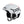 White POC Obex ski helmet with orange stripe detail