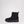 Pajar black quilted ankle boot with front zipper and thick lug sole