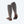 Mobile Warming grey knee high socks with orange and black accents