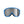 POC POCito Retina Kid's Ski Goggles Partly Sunny Silver Lens - Fluorescent Blue Frame