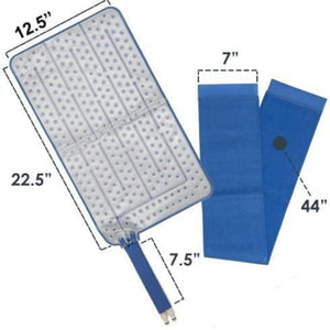 Polar Products cooling pad with dimensions labeled in inches