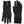 Pair of black Seirus gloves with touch screen fingertips and side buckles
