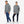 Man and woman wearing grey Venture Heat zip up hoodies with jeans and white sneakers
