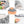 Collage showing fleece fabric texture, button closure, and stitched seams of a grey and orange wearable blanket