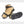 Impacto ice cleats attached to a tan work boot