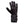 Mobile Warming black heated glove with power button on cuff
