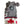 Glovii heated hot water bottle with grey knit cover and red maple leaf pattern