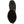 Top view of a black rubber boot