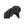 Black insulated winter glove with textured palm grip
