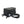 Black portable cooling unit with attached insulated hoses and quick connect fittings