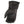 Black leather motorcycle glove with velcro wrist strap