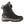 Korkers black waterproof winter boot with faux fur trim and dial lacing system