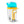 BioLite stainless steel kettle pot with a blue lid and yellow handle