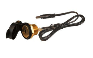 Warm & Safe DC Coax Jack Panel Mount with 6in Coax Plug Cable