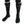 FNDN black compression socks with grey stitching worn on legs