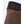 Close up of brown leather Hestra glove with dark grey ribbed wool cuff