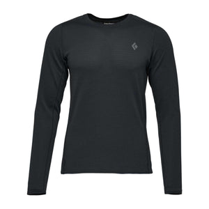 Black Diamond black long sleeve crew neck base layer shirt