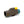 Brown monocular with yellow focus dial and teal lens cap