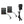 Two Gerbing battery chargers with power cables and wall plug