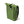 Olive green roll top backpack with AO brand logo and black zipper detail