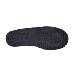 Black rubber treaded sole of a Cloud Nine Sheepskin slipper
