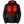 Baltimore Ravens heated puffer jacket with glowing red heating elements on chest and hood