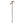 Black Diamond trekking pole with orange accents and adjustable locking mechanism
