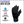 Glacier Glove Kenai Original black neoprene glove with fleece lining and textured fingertips