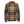 Brown and tan plaid button down long sleeve flannel shirt