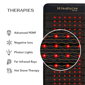 HealthyLine Jet Pro Plus PEMF Far Infrared Heated Mat - 74x28 Inch