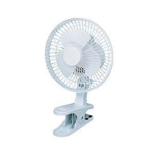 Seasons Comfort 6" Combo Desk & Table Top/Clip On Fan - White