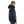 Mannequin wearing a Glovii black hooded puffer jacket and camouflage beanie