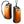Two Ocoopa orange and black portable hand warmers with lanyards and water droplets