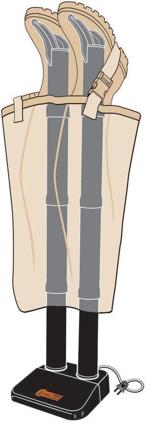 Peet wader dryer attachment for boots