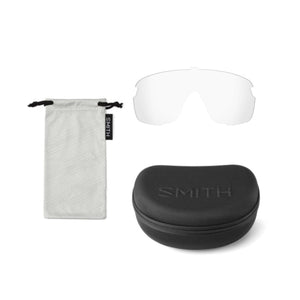 Smith eyewear replacement lens with protective pouch and hard case