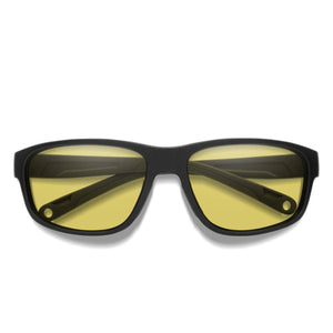 Smith Optics Redding 2 Sunglasses ChromaPop Glass Polarized Low Light Yellow - Matte Black Frame