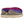 Korkers slip on shoe with grey perforated upper and purple fish scale pattern insole