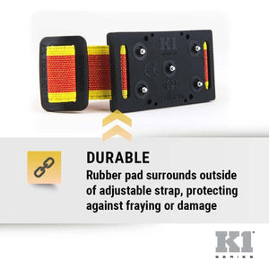 K1 Series adjustable strap with protective rubber pad