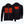 Mobile Warming black hooded jacket with glowing red heating elements on chest and back