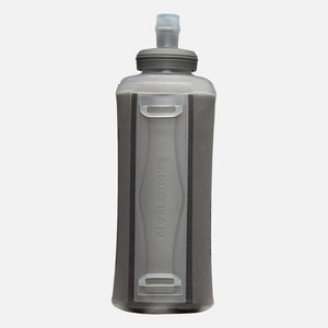 Nathan grey soft flask water bottle with bite valve