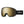 Smith Optics black snow goggles with gold mirrored lens