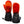 ActionHeat red and black battery heated mittens with visible heating elements