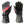 Fieldsheer black and grey heated gloves with red diagonal stripe and adjustable wrist strap