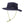 Mission navy blue bucket hat with perforated side panels and yellow drawstring cord