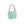 Light blue Polarbox cooler with a pink adjustable leather strap
