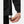 Hand adjusting the drawstring hem on a black Helly Hansen jacket