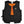 Ergodyne Chill-Its 6255 black cooling vest with orange mesh interior