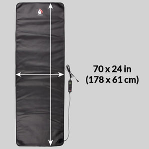 ToastiMat 2nd Generation Heated Yoga Mat - Black