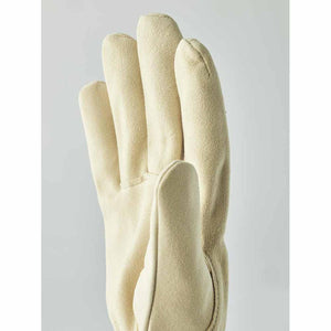 Beige suede leather work glove