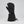 Black insulated winter glove with adjustable wrist strap and logo